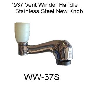 1937 Vent Winder Handle in Stainless. WW-37S