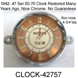 1942-47 50-70 Ser. Clock. CLOCK-42757  ops.