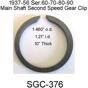 1937-56 Big Series 2nd Speed Gear"Clip"on Main Shaft.