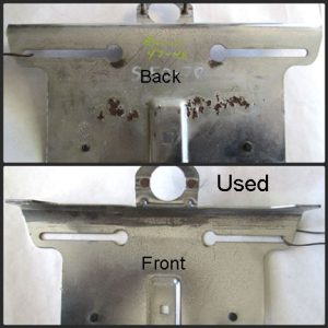 1946-48 Ser.50-70 Rear License Bracket USED. LPB-468