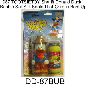 1987 #181 Donald Duck Bubble Set. DD-87BUB