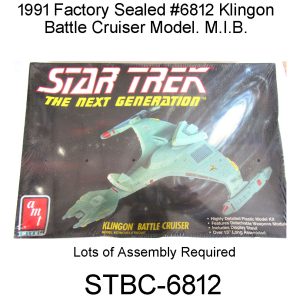1991 Star Trek Battle Cruiser Model M.I.B.  STBC-6812
