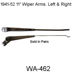 1941-52 11" Wiper Arms. Left & Right. WA-462